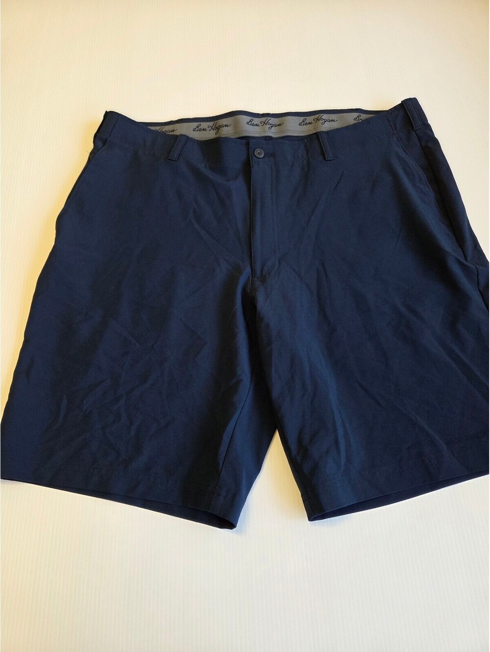 Ben Hogan Men's Navy Blue Golf Shorts Size 40 Polyester Blend
